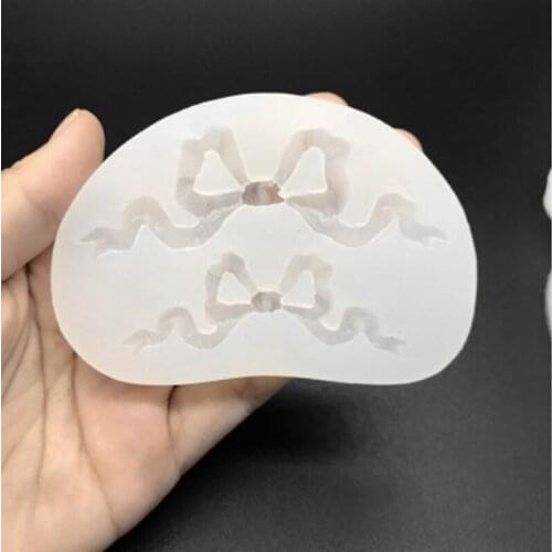 1 Pcs Lace bow Liquid silicone mold DIY resin jewelry pendant necklace pendant mold resin molds for jewelry
