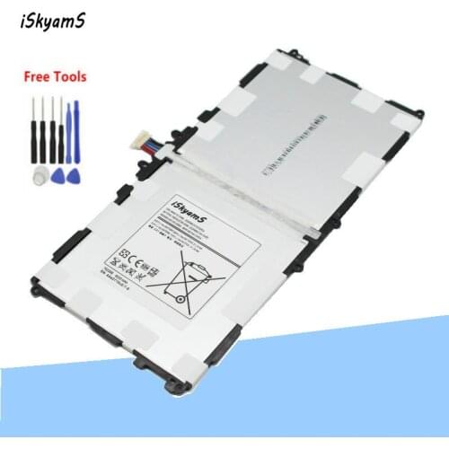 ISkyamS 1x 8220mAh T8220E T8220C Replacement Battery For Samsung Galaxy Note 10.1 P600 T520 SM-P601 P601 P605 P607 +Tool