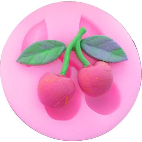 Cherry Chocolate Mould Chocolate Mold Cooking Tools Silicone Mould Baking Fondant Sugar Craft Diy Cake Candy Cake