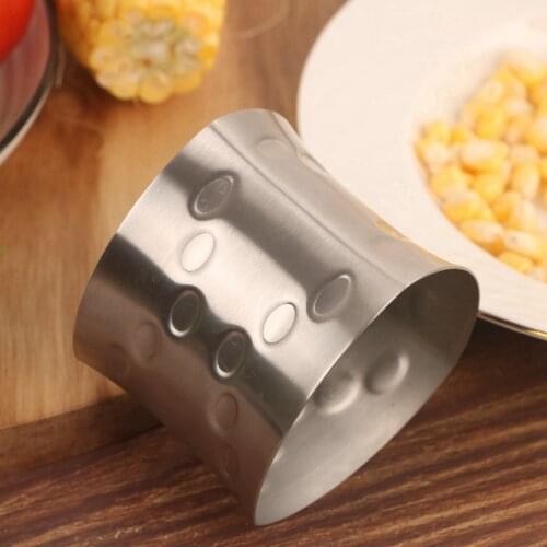 Corn Peeling Tool Stainless Steel Triangle Corn Planer Non-slip Handle Corn Thresher Corn Grain Separation And Peeling