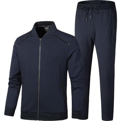 L-9XL Winter Cotton Running Sets Men High Quality Elastic Sportswear Gym Hoodies Sweatshirt Sport Suit 2pcs Workout Tracksuits