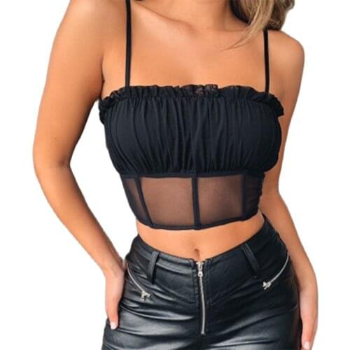 Женские прозрачные майки MXPZSP China At AliExpress