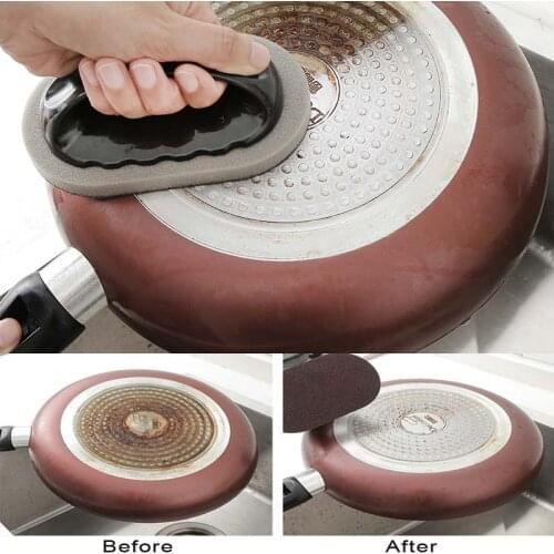 Nano Emery Sponge Magic Eraser for Removing Rust Cleaning Cotton Emery Sponge Kitchen Bathroom Cleaning Descaling Tools