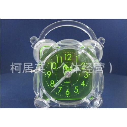 New 20pcs/lot! Digital Alarm Clock Table Clock Kids Watch Simple imitation Crystal Clocks Table Alarm Clock decoration