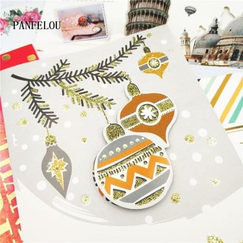 PANFELOU Holiday ball metal craft paper die cutting dies Scrapbooking/DIY Thanksgiving Day Easter Embossing mould cards
