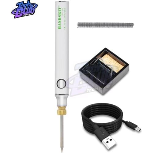 Handskit USB Charging Soldering Iron 5V 8W Adjustable Temperature Electric Soldering Iron Kit with Soldering Station solder Wire
