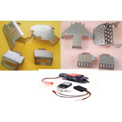 TRX4 TRX-4 T4 RC climbing car upgrade metal armor remote control metal electric winch