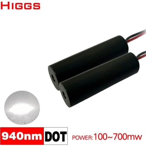 High quality 940nm 100mw 150mw 200mw 700mw infrared dot laser module big power Invisible light IR laser head Customizable