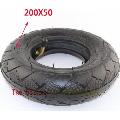 High Performance (8"X 2") 200X50 (8 Inch) Tire for Electric Gas Scooter & Electric Scooter(inner Tube Included) Wheelchair Wheel