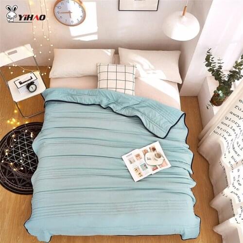 YIHAO 150*200cm Child Washable Household Cover Four Seasons Air Condition Quilt Summer Cover