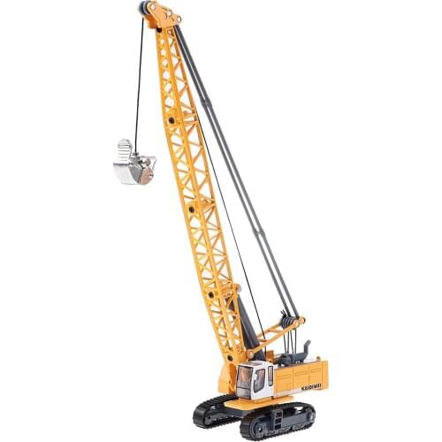 1/87 Cable Excavator Diecast Engineering Construction Vehicle Model Kids Toy