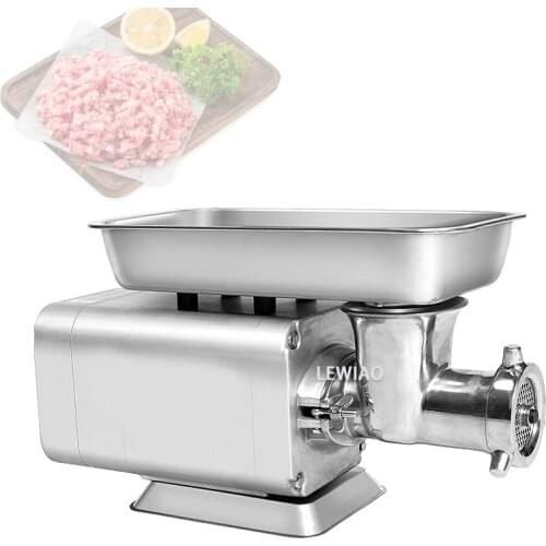 120Kg/H Desktop Meat Grinder Commercial Stainless Steel Meat Grinding Machine Electric Sausage Machine