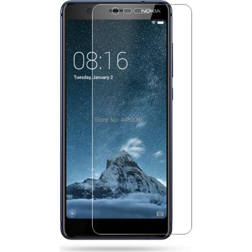 2pcs 2.5D 0.26mm Front Protection Tempered Glass For Nokia 5.1 Screen Protector protective film For Nokia 5.1 5.5" Guard Saver