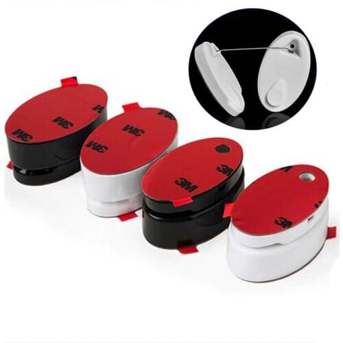 20pcs Retractable Inbuilt Steal Wire anti-lost recoiler Store Anti-theft pull box holder for dummy phone with Screw hole