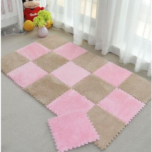 3PCS/Lot Children Foam Carpet Mosaic door Floor mats anti-Slip cushion Room carpets baby crawling pad bedroom puzzle mat 31x31CM