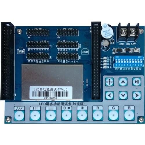 Free shipping led testing card multi-function testing card V5 for led display screen panels repair and testing