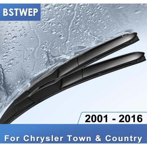 BSTWEP Hybrid Wiper Blades for Chrysler Town & Country Fit hook Arms
