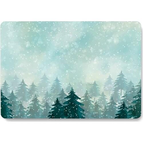 Green Forest Pattern Laptop Case For Apple MacBook Retina Air 11 12 13.3 New Pro 15.4 16 inch Cover shell