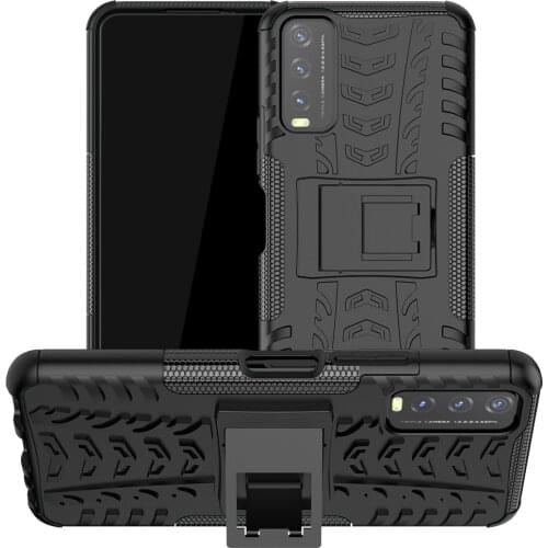 For Vivo Y20i Y20 Case TPU+PC Heavy Duty Armor Shockproof Hard Silicone Rubber For Vivo Y20 V2029 Y20i V2027 Phone Case Cover