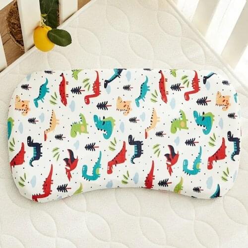 ChildrenS Pillows Cotton Cartoon Pillow Core With Pillowcase Kids Small Pillow Baby Head Support Pillow Infant Protection Cush