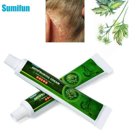 Sumifun 1/2Pcs Psoriasis Cream Dermatitis Eczema Treatment Anti-Itch Chinese Herbal Skin Care Antibacterial Ointment P1099