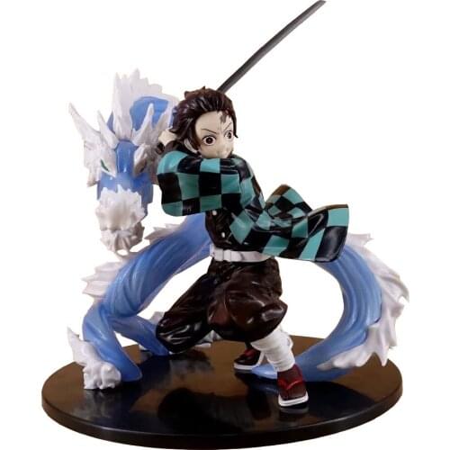 1/8 Scale Anime Demon Slayer Kimetsu no Yaiba Kamado Tanjirou PVC Action Figure Model Anime Figure Toys Collectible Toy Doll
