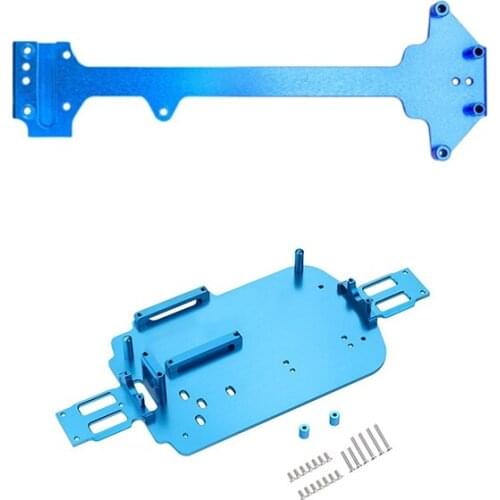 Upgrade Metal Parts Radio Tray with Upgrade Metal Chassis Parts