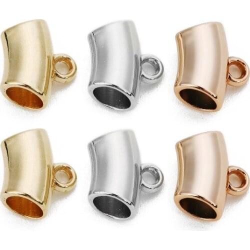 50pcs/lot big hole Connector CCB Alloy Pendant For DIY bracelet Jewelry Making fh5s