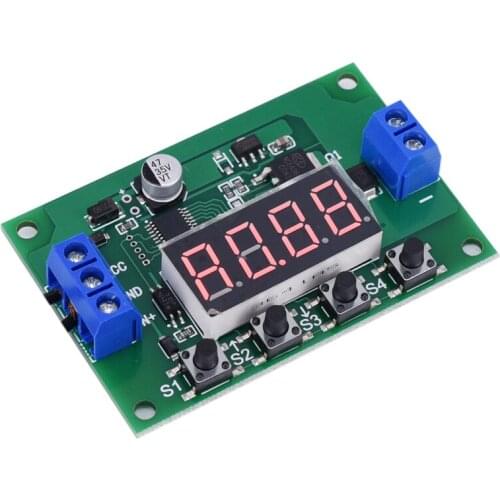 DC 5-30V MOS tube on and off LED Display Automation Cycle Delay Timer Control Off Switch Delay Time Relay 5V6V 9V 12V 24V