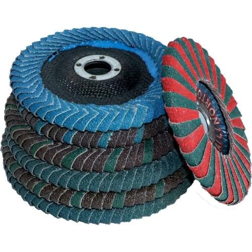 2pc 125mm 5“/4"/4.5" Professional Flap Discs Sanding Discs 60Grit Grinding Wheels Blades For Angle Grinder