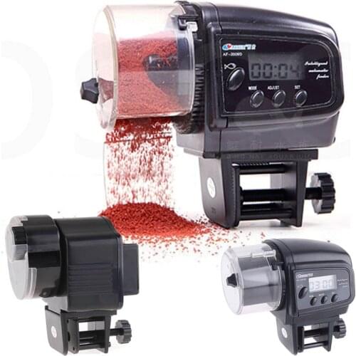 Adjustable automatic feeder Aquarium automatic feeder aquarium automatic feeding fish timing feeder Timer Auto Fish Tank Food