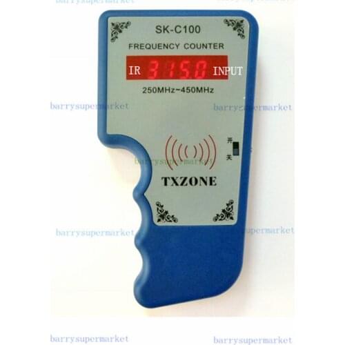 SK-C100 Wireless RF Portable Frequency Meter Scanner Counter Tester Detector Wavemeter 250MHz-450MHz