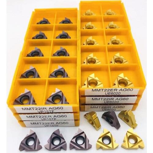 MMT 22ER 22IR AG60 VP15TF UE6020 US735 thread turning tool cutting tool external thread lathe tool CNC carbide thread insert