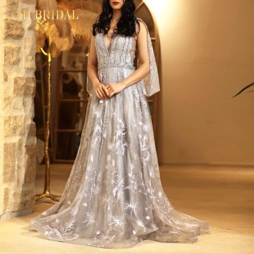 New Sexy Luxury Fashion V-Neck Sleeveless Evening Dress Ladies Long Mopping Dress Skirt With Sequin Hollow Decoration