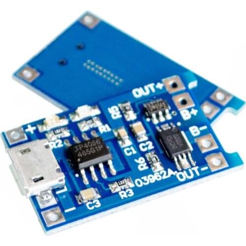 5V Micro USB 1A 18650 Lithium Battery Charging Board With Protection Charger Module