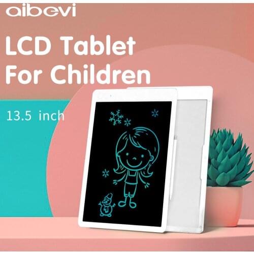 Aibevi 13.5 inch Drawing tablet Colorful Screen Writing Tablet LCD Drawing Pen Writing Message Board Handwriting Pads Memo Board