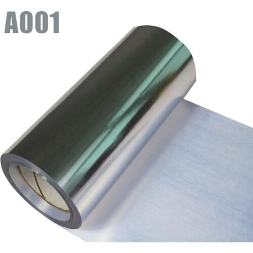 Free shipping 1 sheet 25cmx100cm hologram Heat Transfer Vinyl Metallic silver Iron on Film HTV T-shirt