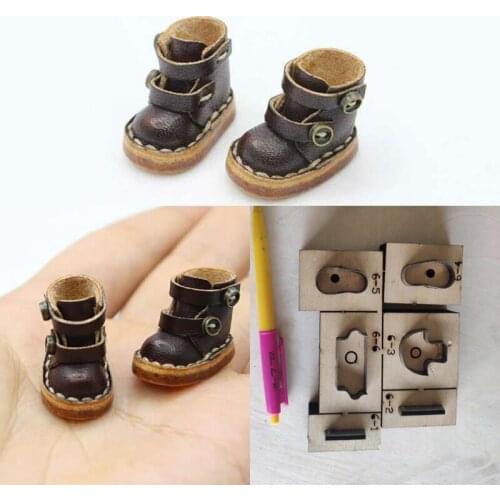 Herramientas para cuero leather craft template fabric cutter child shoes decoration knife mould cutting dies hand punch tool