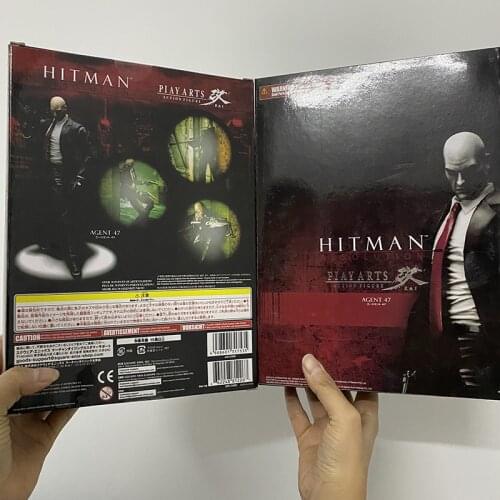 Hitman Play Arts KAI Action Figure Collection Model Toys With all Accessories