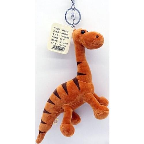 Hot Men New Cartoon Long Neck Dinosaur Plush Doll Key Holder Business New Women Best Couple gift Jewelry K1812