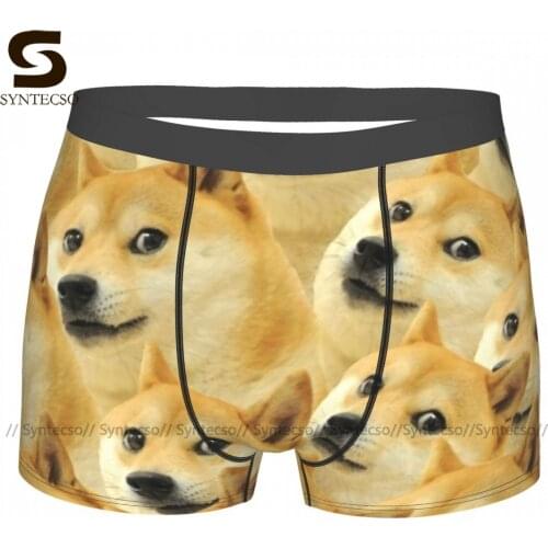 Meme Underwear Pouch Trenky Polyester Trunk Custom Funny Boys Boxer Brief