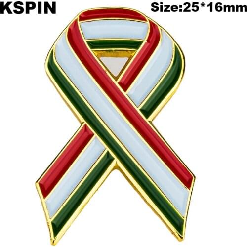 Italy Bow Metal Badge Lapel Pins Brooch Jewelry Rozet in Badges Pin XY0356