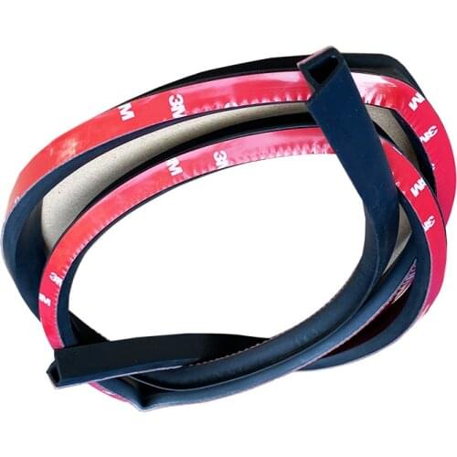 Car Door Trunk Gap Filler Rubber Sticker 160cm Sealing Dustproof Bottom Edge Paste Installation Universal Accessories