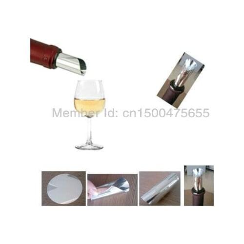 Wine drop stop wine pourer wine disk pouring bottle pourer whiskey foil wine set promotion gift