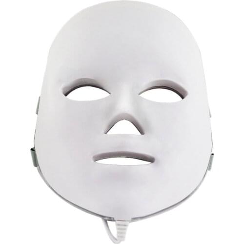 Rechargeable LED Mask Seven Colors Photon Rejuvenation Mask Beauty Instrument Facial Mask Instrument