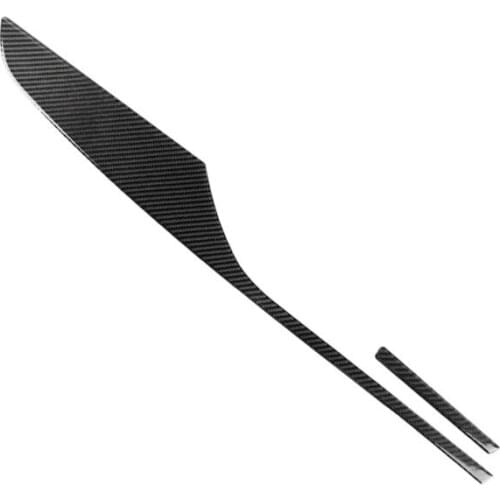 Fit For Audi A6 S6 C7 A7 S7 4G8 2012-2018 real carbon fiber left and right driving dashboard decoration strip modification