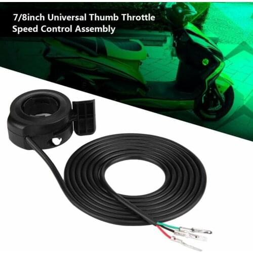 Electric Scooter Thumb throttle speed control left right handles for hall sensor controller electric bike 22mm handlebar durable