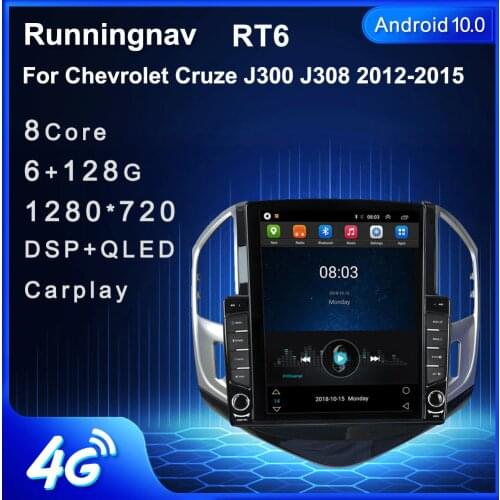 Runningnav For Chevrolet Cruze J300 J308 2012-2015 Tesla Type Android Car Radio Multimedia Video Player Navigation GPS