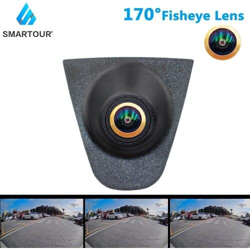 Smartour Golden fisheye wide angle HD Car Front View Logo Camera For Honda CIVIC Accord CRV Odyssey Crosstour Fit City Parking