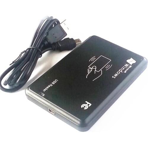 13.56Mhz Plug and play RFID IC Reader USB Proximity Sensor Smart Card Reader support window 8 Decimal out